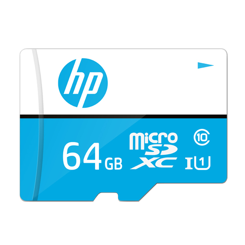 HP Memory Card 64GB MicroSDXC UHS-I Class 10 HFUD064-1U1BA UPC  - HFUD064-1U1BA