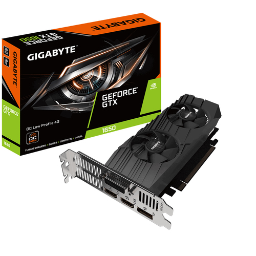 GV-N1656OC-4GL GPU GIGABYTE GEFORCE GTX 1650 D6 OC LOW PROFILE 4G GDDR6 GV-N1656OC-4GL