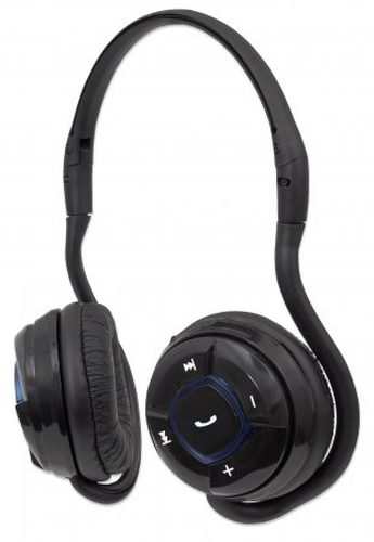 Manhattan Flex Headphones Wireless Head-band Calls/Music Bluetooth Black