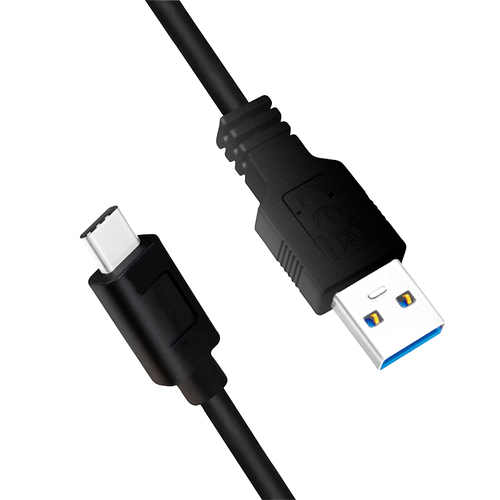 Cable Logilink USB-C 3.2 to USB 3m Black, afbeelding 2