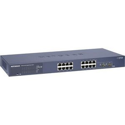 NETGEAR ProSafe 16-Port Smart Gigabit Switch + 2 Fiber Module Slots