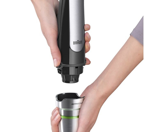 Braun Hand Blender 1000W MultiQuick Series 7 in Silver Silver - image 4