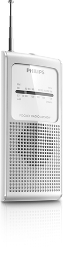 Philips AE1500W/37 raadio Kaasaskantav Analoog Valge