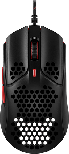 HyperX Pulsefire Haste Optisk Kablet Sort Rød