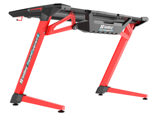 SANDBERG EsportsEquipment Fighter Gaming Desk 2 Rot