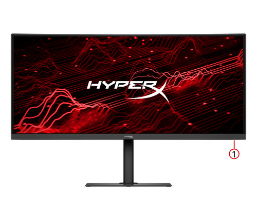 HP HyperX OMEN 34 inch WQHD 200Hz Curved Gaming Monitor - OMEN 34c G3
