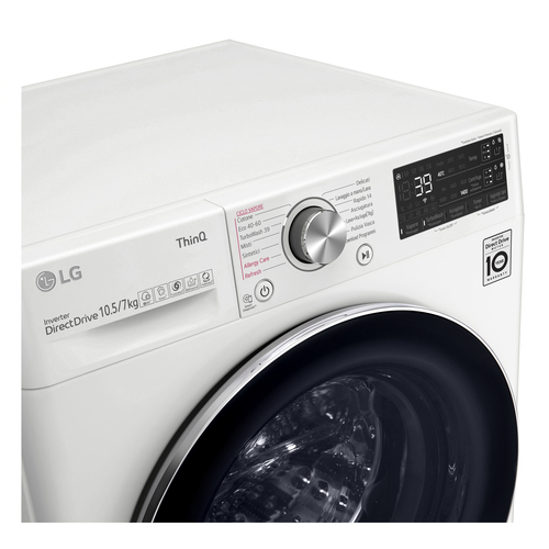 LG F4DV710H2EA washer dryer Freestanding Front-load White – image 3