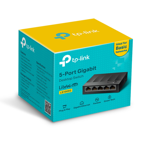 Switch No Administrable 5 Puertos TP-LINK LS1005G