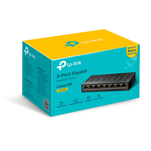 Switch No Administrable 8 Puertos TP-LINK LS1008G