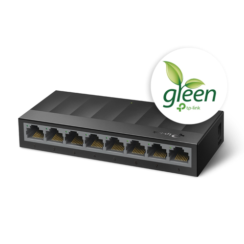 TP-Link LS1008G 8-Port Gigabit Ethernet Switch – Desktop/Wall-Mount, Plug & Play, Ethernet Splitter, Plastic Casing - image 2