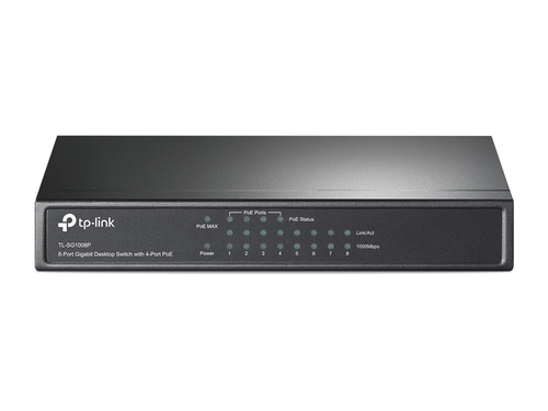 TP-Link 8-Port Gigabit Desktop PoE Switch TL-SG1008P - image 1
