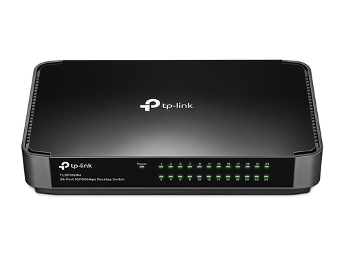 TP-Link TL-SF1024M võrgulüliti Mittejuhitav Fast Ethernet (10/100) Must