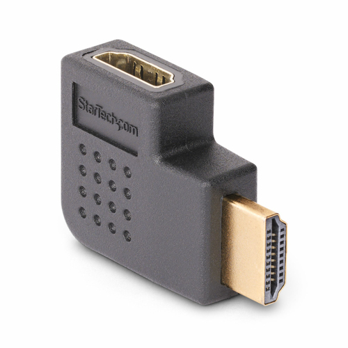 StarTech.com Right Angle HDMI 2.0 Adapter, 90-Degree HDMI Port Saver, MF - High Speed, afbeelding 2