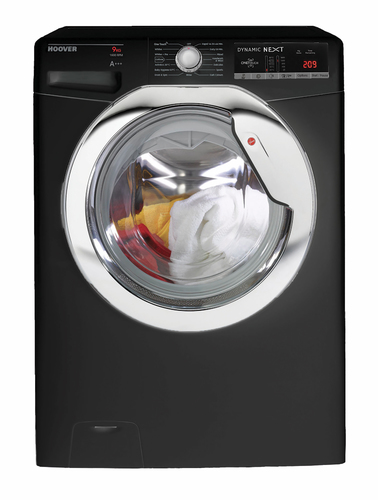 Hoover DXOA 69HC3B/1-80 стиральная машина Фронтальная загрузка 9 kg 1600 RPM Черный