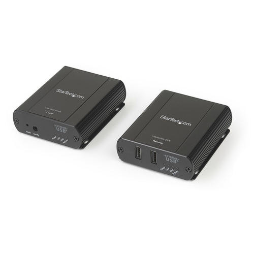 USB 2.0 EXTENDER KIT CONNECTS 2 REMOTE USB DEVICES UP TO 330FT OVER CAT5E/CAT6 R