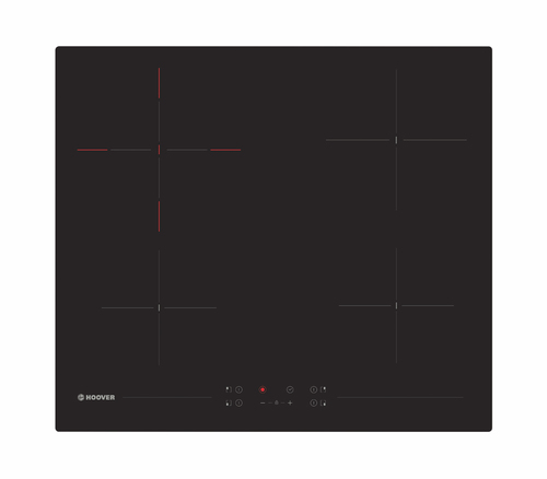 Hoover H-HOB 300 ELECTRIC HH64DCT Černá Vestavěné 59 cm Keramický 4 zóna/zón