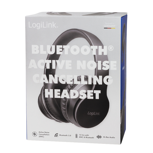 LogiLink Bluetooth Headset,Active-Noice-Cancelling,V5.0,schw, afbeelding 7