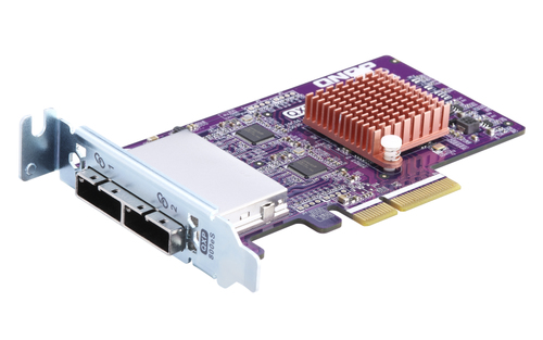QNAP 2-port SFF-8088 SATA host adapter