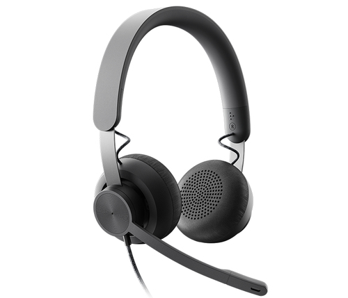 Logitech Zone Wired - Auricular - en oreja - cableado - USB-C - grafito - 981-000876