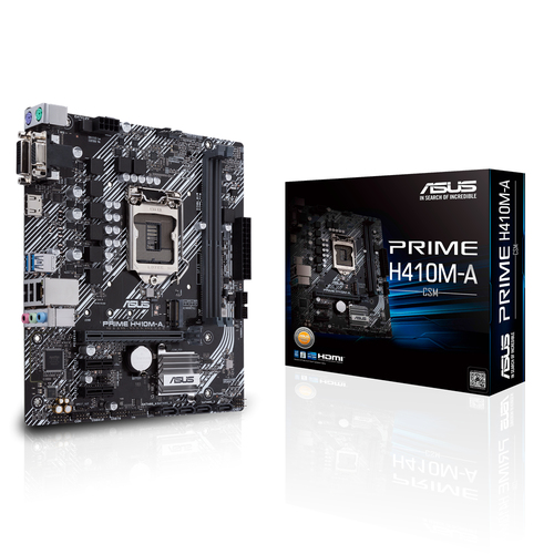 PRIME H410M-A/CSM Tarjeta Madre ASUS H410M-A/CSM, DDR4, 64 GB, Intel, LGA 1200, Micro ATX H410M-A/CSM PRIME H410M-A/CSMEAN 4718017715430UPC 192876715437