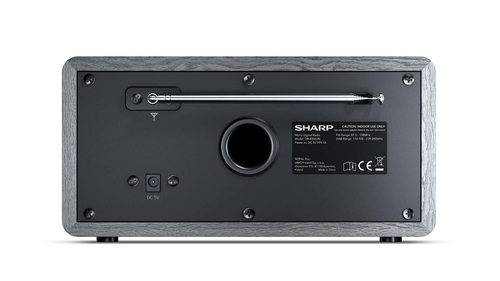 Sharp DR-450 GR DABﱓ Bluetooth Radio - Grey, Silver/Grey - image 4