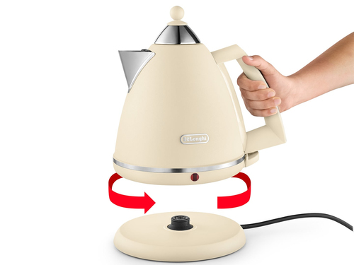 Delonghi Argento Flora Cream Kettle - Beige - image 3