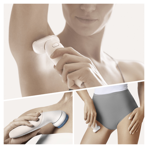 Braun Silk-épil 9 81688637 epilator 40 tweezers White, Gold – image 7