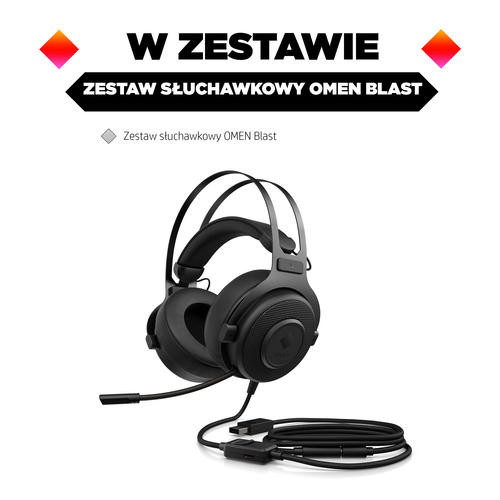 Słuchawki gamingowe OMEN Blast 1A858AA