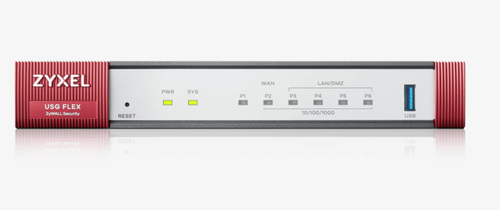 FIREWALL ZYXEL USGFLEX100BUN 4 PUERTOS LAN /DMZ RJ45 10/100/1000 MBPS 1 PUERTO WAN RJ45 10/100/1000 MBPS 1 PUERTO SFP 1000 MBPS 1 PUERTO USB 30 1 PUERTO RJ45 DE CONSOLA 1 AÑO DE LICENCIAMIENTO ADMINISTRABLE CON NEBULA - USGFLEX100BUN