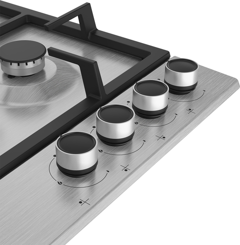 Beko Pro HIAW64225SX 58 cm Gas Hob - Stainless Steel - image 4