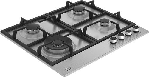 Beko Pro HIAW64225SX 58 cm Gas Hob - Stainless Steel - image 2