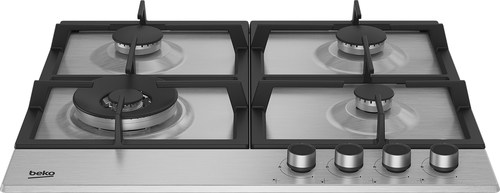 Beko Pro HIAW64225SX 58 cm Gas Hob - Stainless Steel - image 3