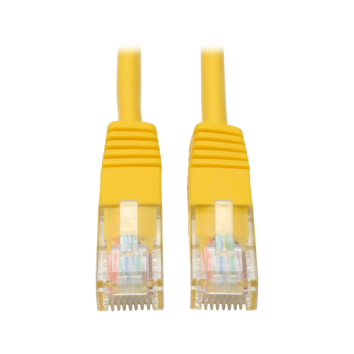 CABLE PATCH CAT5E UTP MOLDEADO  350MHZ RJ45 M/M AMARILLO 183M  - N002-006-YW