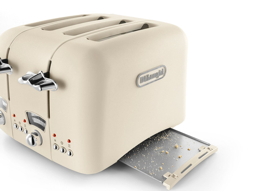 Delonghi Argento Flora 4 slice Cream Toaster - Beige - image 3