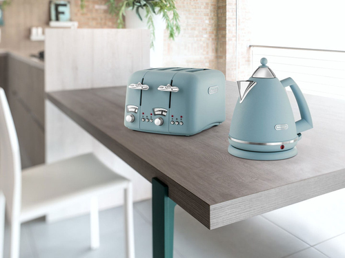 Delonghi 4 Slice Argento Toaster in Blue Blue - image 5