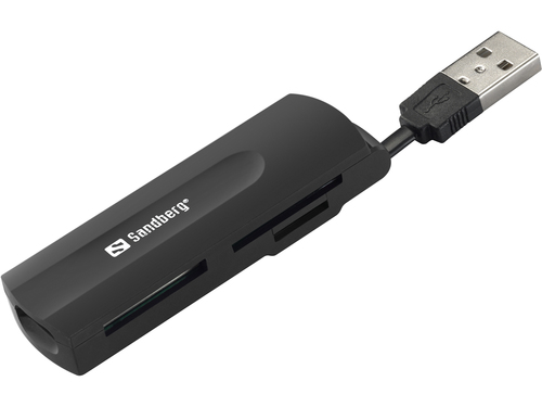 Sandberg Pocket Card Reader kaardilugeja USB 2.0 Must