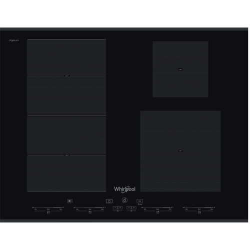 Whirlpool SMC654FBTIXL Black Built-in Zone induction hob 4 zone(s)