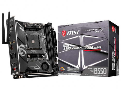 MSI MPG B550I Gaming Edge WiFi AMD B550 Pesa AM4 Mini ATX