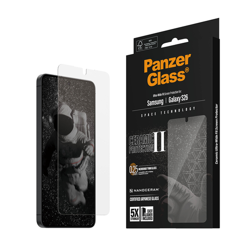 PanzerGlass Ceramic Screen Protector Samsung Galaxy S26  Ultra-Wide Fit w EasyAligner – Foto 7 von 7