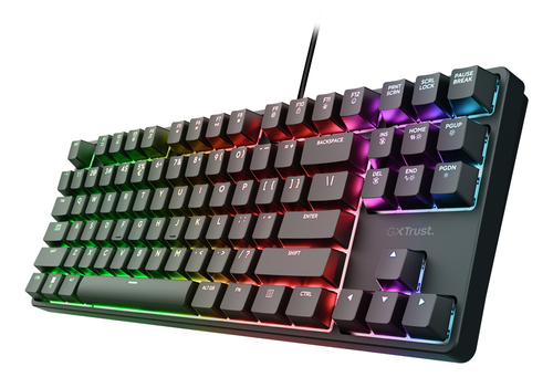 Trust 26135 keyboard Gaming USB QWERTZ German Black