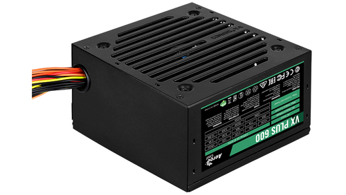 Aerocool VX PLUS 600 unidad de fuente de alimentación 600 W 20+4 pin ATX ATX Negro