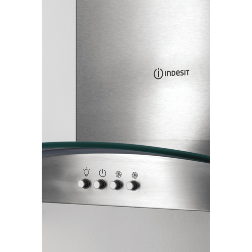 Indesit Ihgc 6.5 LM X Chimney Cooker Hood - Silver/Grey - image 3