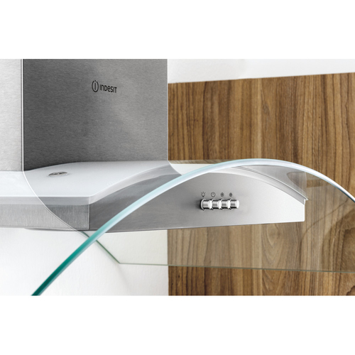 Indesit Ihgc 6.5 LM X Chimney Cooker Hood - Silver/Grey - image 4