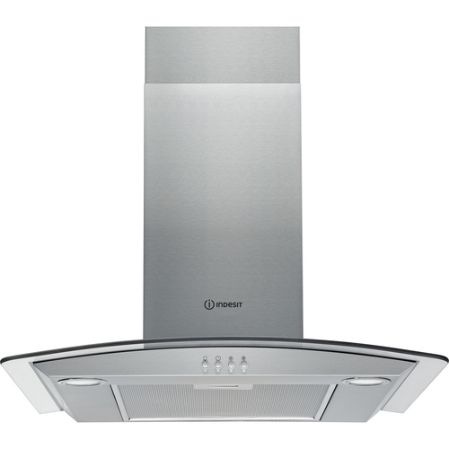 Indesit Ihgc 6.5 LM X Chimney Cooker Hood - Silver/Grey - image 1