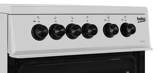 Beko KDC5422AS 50cm Wide Single Oven Electric Cooker with Ceramic Hob - Silver - A Rated, Silver - image 6