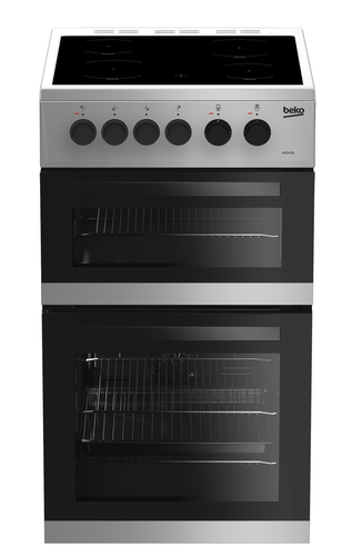Beko KDC5422AS 50cm Wide Single Oven Electric Cooker with Ceramic Hob - Silver - A Rated, Silver - image 7