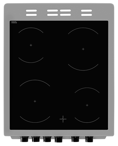 Beko KDC5422AS 50cm Wide Single Oven Electric Cooker with Ceramic Hob - Silver - A Rated, Silver - image 3