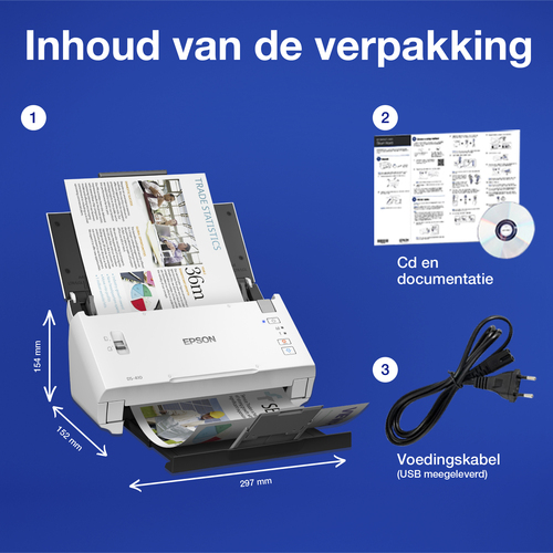 Epson WorkForce DS-410 feedscanner – Foto 9 van 10