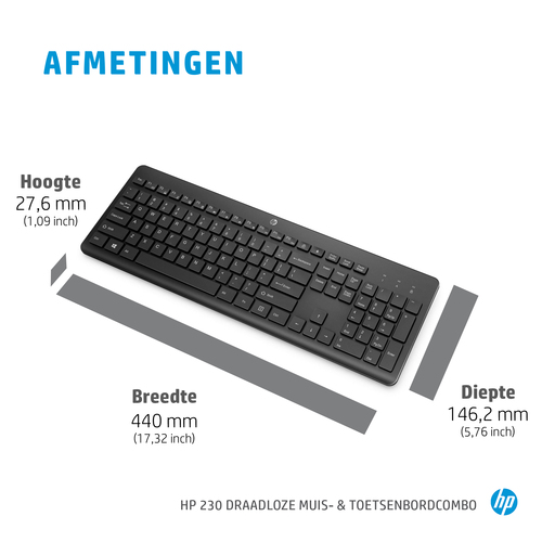 HP 230 - Tastatur  Maus Set - Englisch – Foto 8 von 10