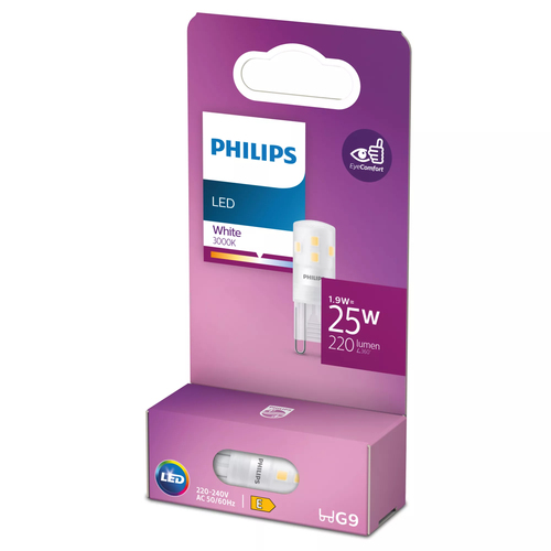 Philips 8720169301658 LED лампа Яркий белый 3000 K 1,9 W G9 E
